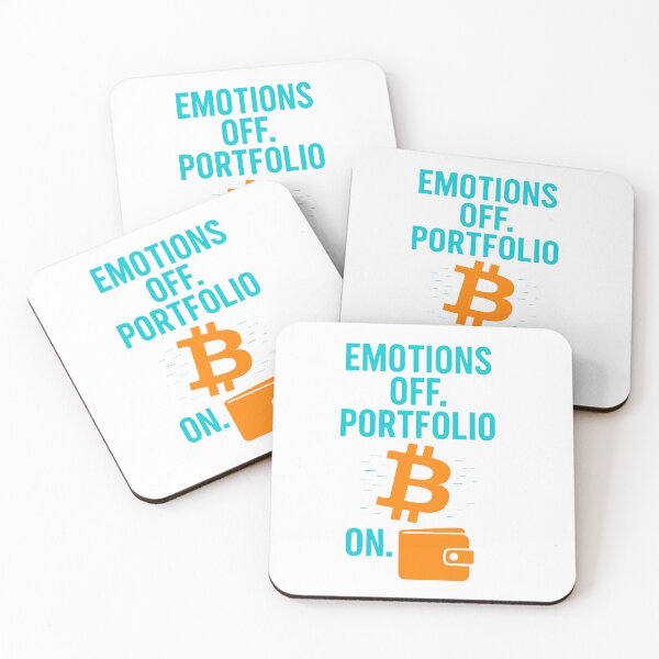 Item preview, "Emotions Off. Portfolio On." – Bitcoin Discipline Design designed and sold by BitCrop.