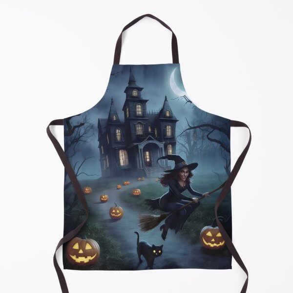 Item preview, A witch's Halloween expedition. designed and sold by MyHappyArtShop.