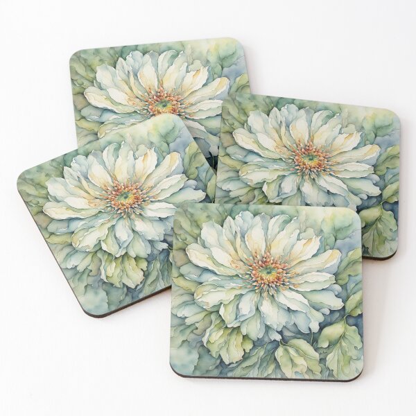Item preview, Calm Green Palette Flower 2 designed and sold by IvaRenee.