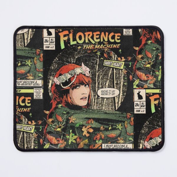 Item preview, Florence + the machine rabbit heart poster designed and sold by CoffeeCatMarie.