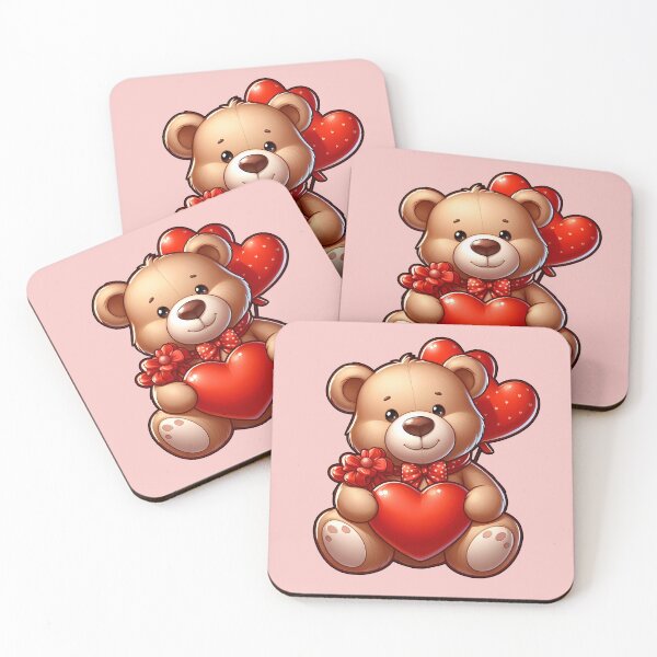 Item preview, Cute Love Teddy Bear designed and sold by Coffee Lifestyle.
