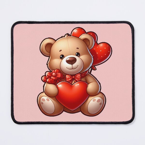 Item preview, Cute Love Teddy Bear designed and sold by Coffee Lifestyle.