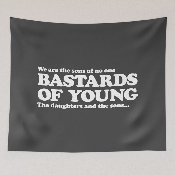 Item preview, Mats Bastards of Young (white) designed and sold by TraceTheFace.