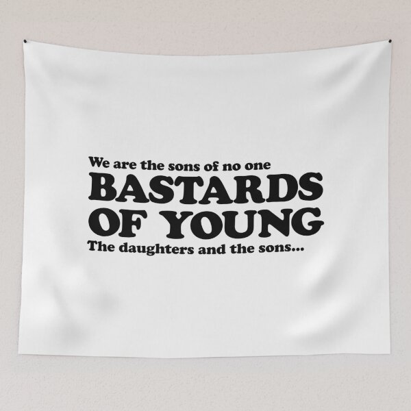 Item preview, Mats Bastards of Young (black) designed and sold by TraceTheFace.