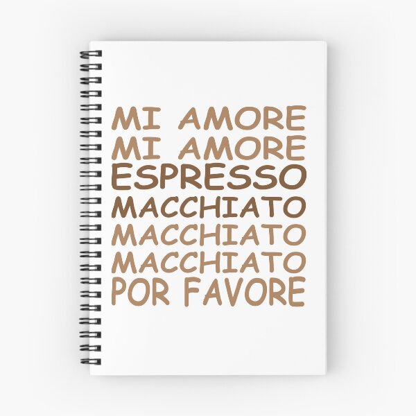Item preview, MI AMORE ESPRESSO MACCHIATO POR FAVORE designed and sold by hemp3x.
