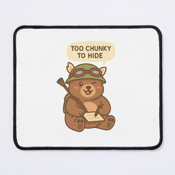 Item preview, Chunky Bear Teemo – Too Chunky to Hide | Cute LoL Bear designed and sold by Chunky Bear.