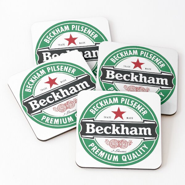 Item preview, Beckham Pilsener Parody Beer Sticker designed and sold by WhisperFrame.