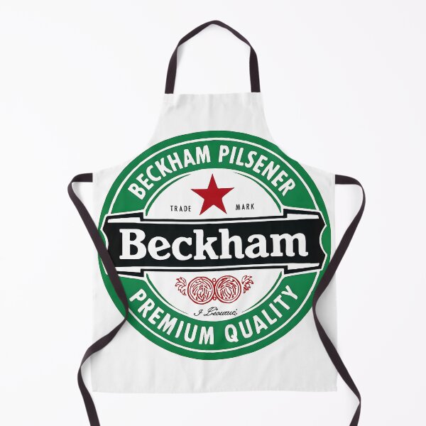 Item preview, Beckham Pilsener Parody Beer Sticker designed and sold by WhisperFrame.