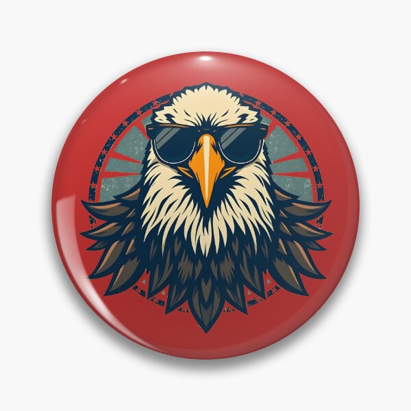 Item preview, Vintage American Bald Eagle with Sunglasses Patriotic designed and sold by 95kinimoD.