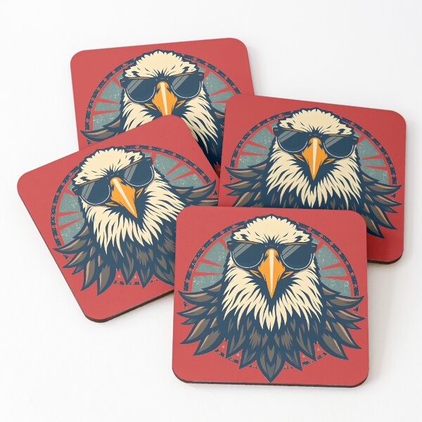 Item preview, Vintage American Bald Eagle with Sunglasses Patriotic designed and sold by 95kinimoD.
