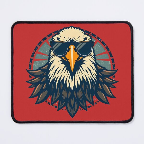 Item preview, Vintage American Bald Eagle with Sunglasses Patriotic designed and sold by 95kinimoD.