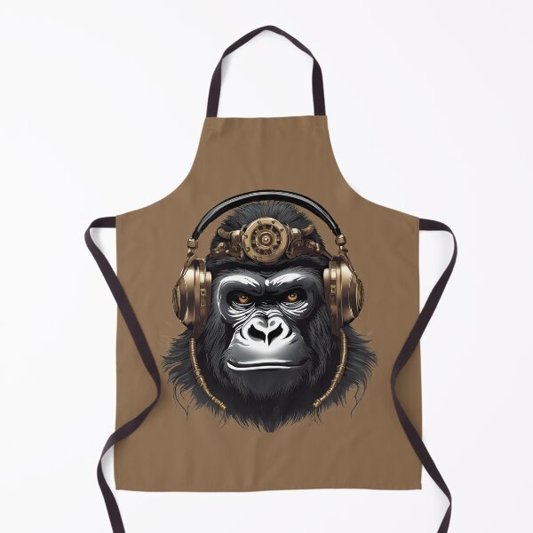 Item preview, Gorilla with headphones designed and sold by IHImage.