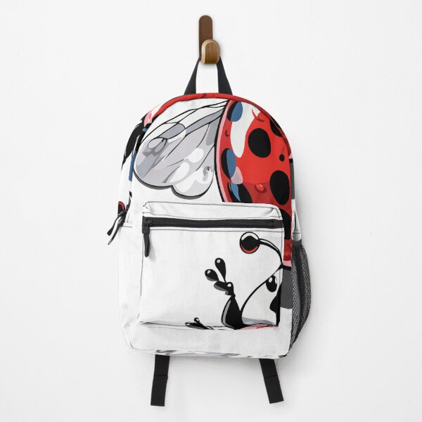 Item preview, A vibrant and stylized illustration of a ladybug with bold red and black-spotted elytra designed and sold by Royalsticker.