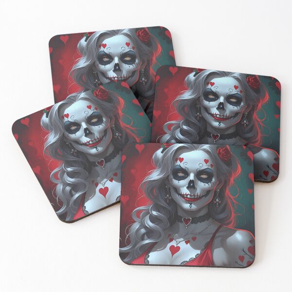 Item preview, Joker woman skullcard designed and sold by whatthefoxsays.