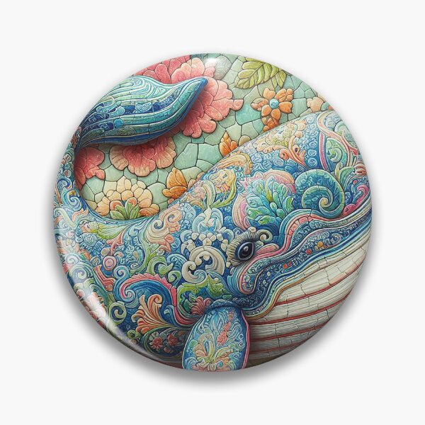 Item preview, Elegant Whale Patterns  designed and sold by Vanich-Panich.