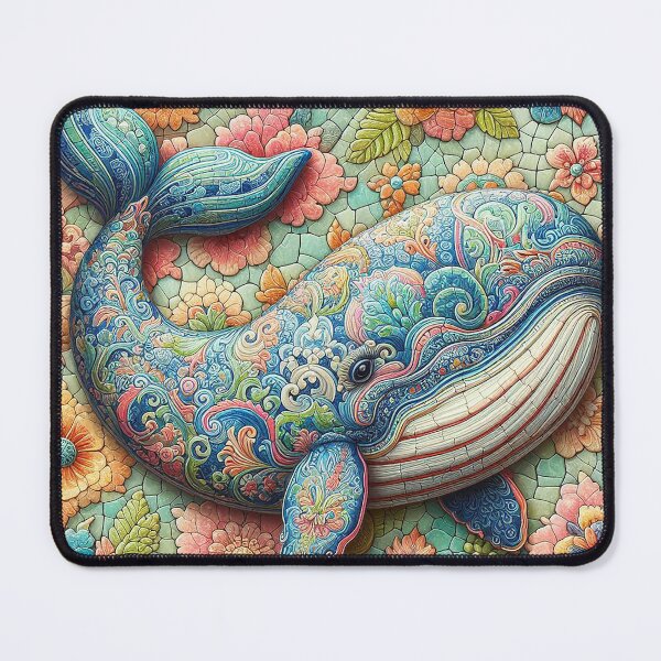 Item preview, Elegant Whale Patterns designed and sold by Vanich-Panich.