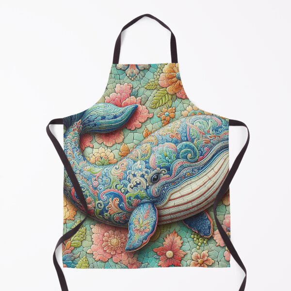 Item preview, Elegant Whale Patterns designed and sold by Vanich-Panich.