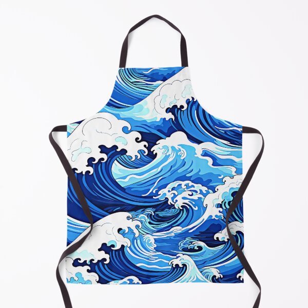 Item preview, Big Wave Asian-Style Blue Ocean Abstract Art designed and sold by DEC02.