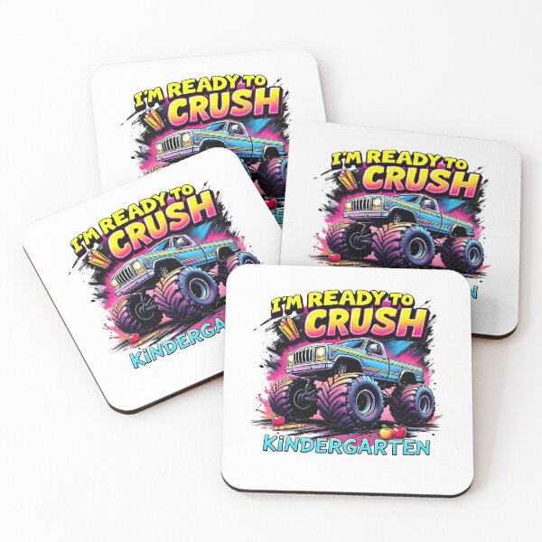 Item preview, I'm Ready To Crush Kindergarten Monster Truck Boys designed and sold by BornBorn.