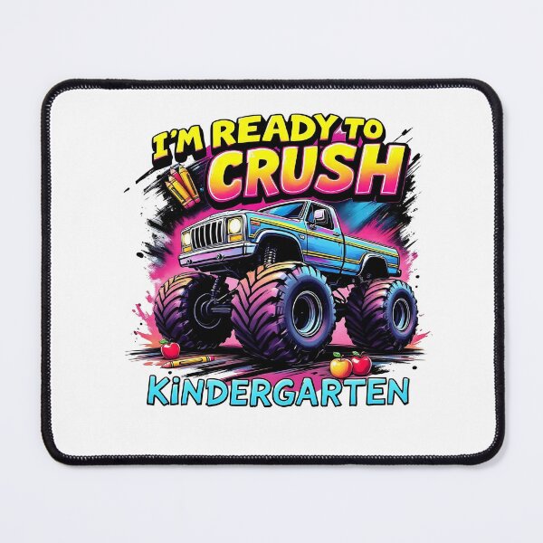 Item preview, I'm Ready To Crush Kindergarten Monster Truck Boys designed and sold by BornBorn.