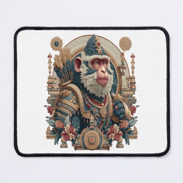Item preview, Sacred Serenity – Thai Monkey King Hanuman Inspired Art designed and sold by Ignorant-Artist.