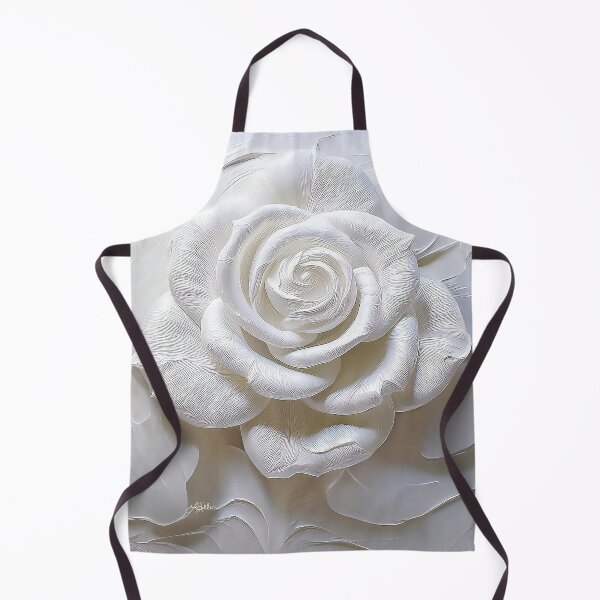 Item preview, White On White - The Rose designed and sold by Lee Hiller Designs.