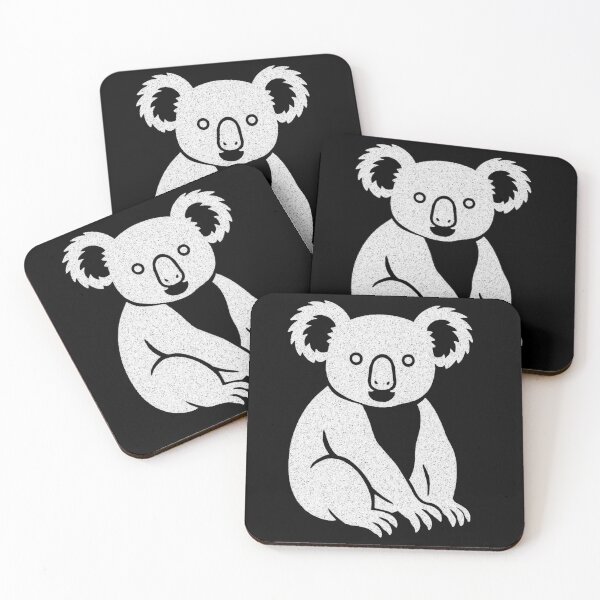 Item preview, Black and White Koala Bear designed and sold by AmbientArtCo.