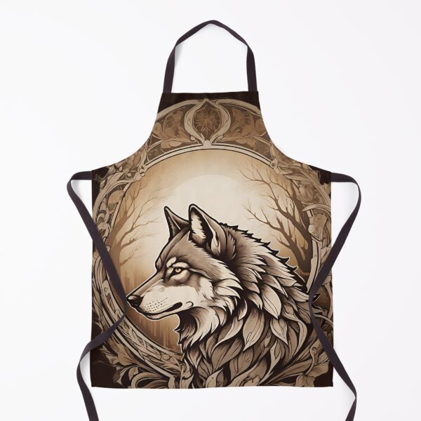 Item preview, Wolf portrait decorative designed and sold by IHImage.