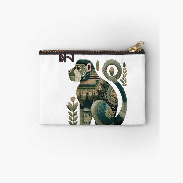 Item preview, Groovy Jungle Vibes – Funky Native Monkey Art designed and sold by Ignorant-Artist.