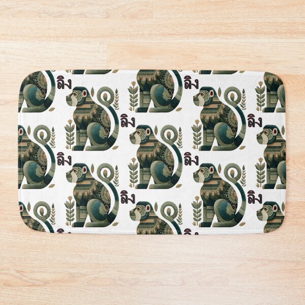 Item preview, Groovy Jungle Vibes – Funky Native Monkey Art designed and sold by Ignorant-Artist.
