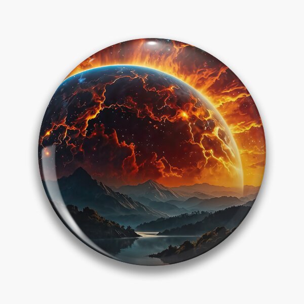 Item preview, The burning world designed and sold by PixelParadies.