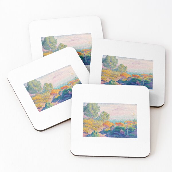 Item preview, pointillism landscape designed and sold by nora  fellas.