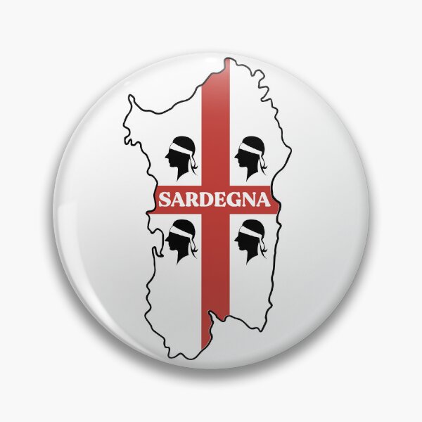 Item preview, Sardinia map designed and sold by Wolagno.