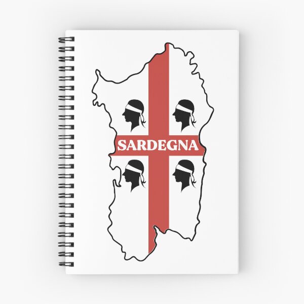 Item preview, Sardinia map designed and sold by Wolagno.