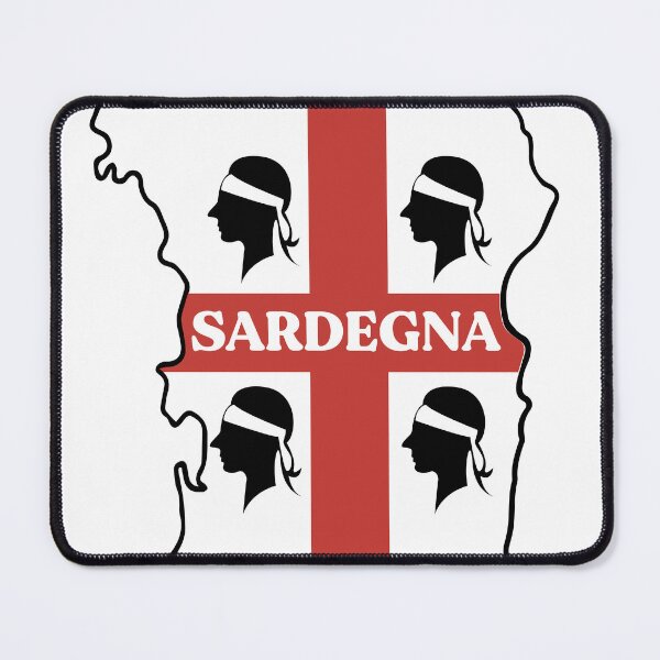 Item preview, Sardinia map designed and sold by Wolagno.