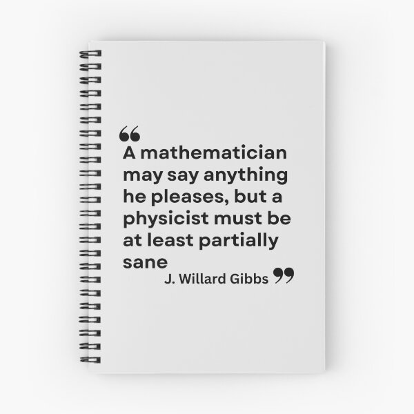 Item preview, J. Willard Gibbs' Sanity Plea for Physicists! designed and sold by MPC-Mince-Pies.