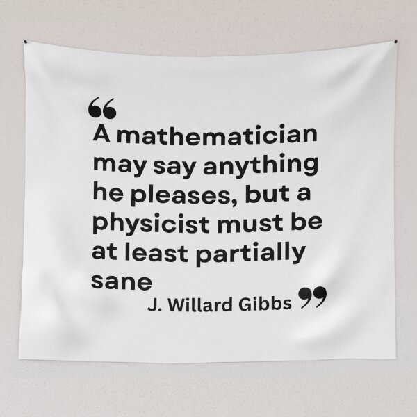 Item preview, J. Willard Gibbs' Sanity Plea for Physicists! designed and sold by MPC-Mince-Pies.