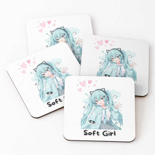 Item preview, Cute "Soft Girl" Anime Style Art designed and sold by CholarCrafts.