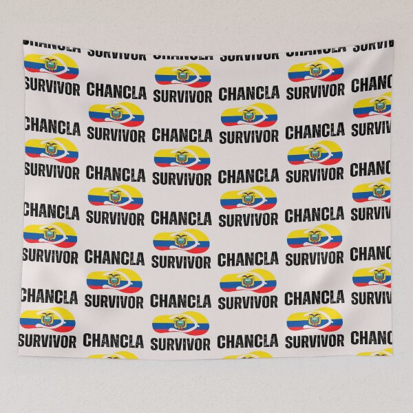 Item preview, Ecuador flag hispanic heritage ecuadorian Chancla survivor designed and sold by erozzz.