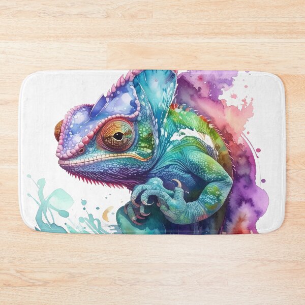 Item preview, Intense chameleon emerges from a cloud of color designed and sold by LiskoDesign.