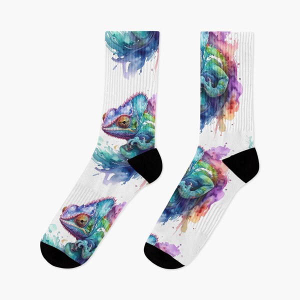 Item preview, Intense chameleon emerges from a cloud of color designed and sold by LiskoDesign.