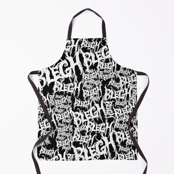 Item preview, White Blegh All over Print on Black designed and sold by Gothica-rose.