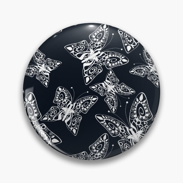 Item preview, Seamless texture background black and white Butterfly. designed and sold by fuzzyfox.