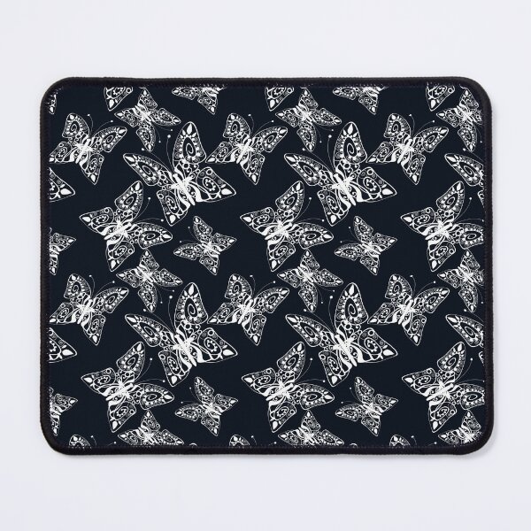 Item preview, Seamless texture background black and white Butterfly. designed and sold by fuzzyfox.