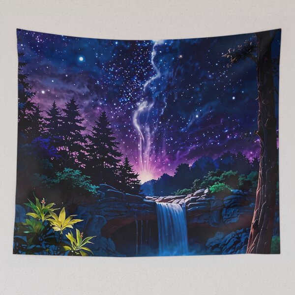 Item preview, Starfall at the magical waterfall designed and sold by PixelParadies.