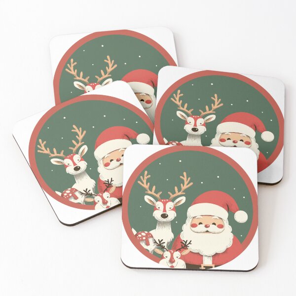 Item preview, Santa and Reindeer designed and sold by Shirtory.