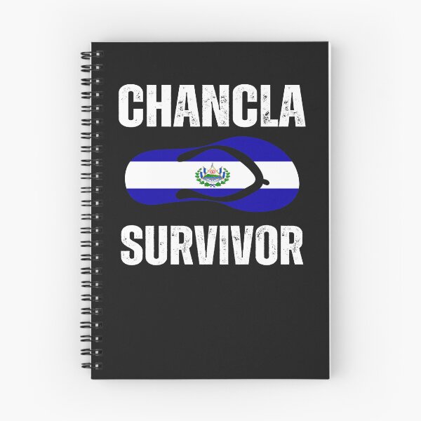 Item preview, El Salvador flag hispanic heritage salvadorian Chancla survivor designed and sold by erozzz.