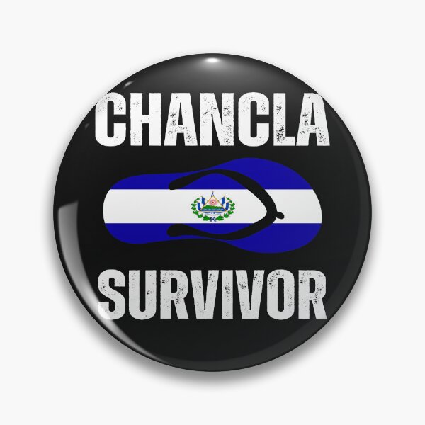 Item preview, El Salvador flag hispanic heritage salvadorian Chancla survivor designed and sold by erozzz.