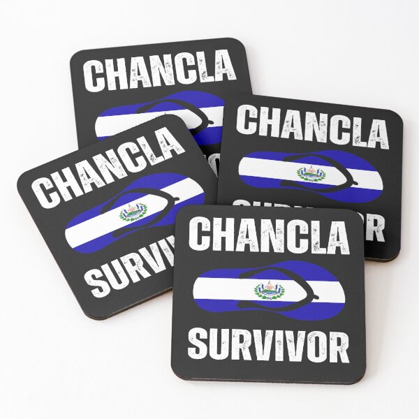 Item preview, El Salvador flag hispanic heritage salvadorian Chancla survivor designed and sold by erozzz.