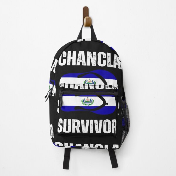Item preview, El Salvador flag hispanic heritage salvadorian Chancla survivor designed and sold by erozzz.